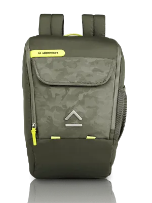 Efficient Packing Secure Closure Casual Army Green Backpack