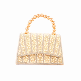 Smart Utility Functional Daily Bag ChamPagne Bridal Clutch P24367