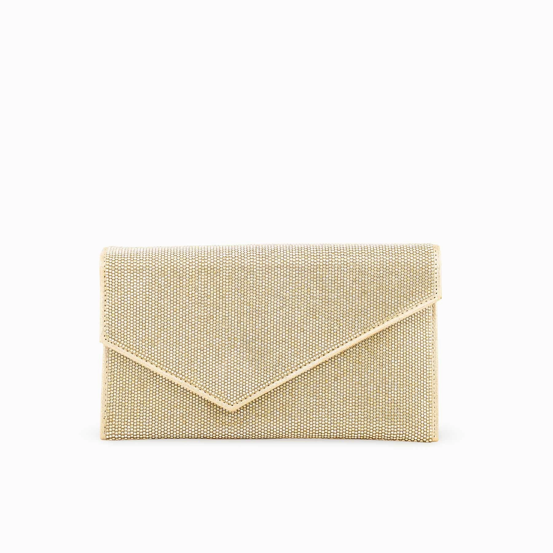 Golden Bridal Clutch P24346 Minimal Utility Bag