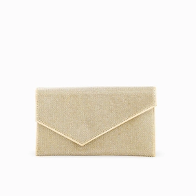 Golden Bridal Clutch P24346 Minimal Utility Bag