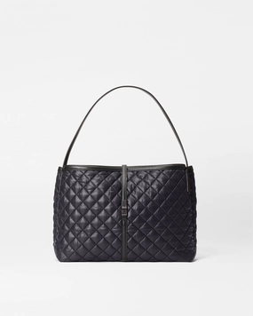 Versatile utility Black Astor East West Tote