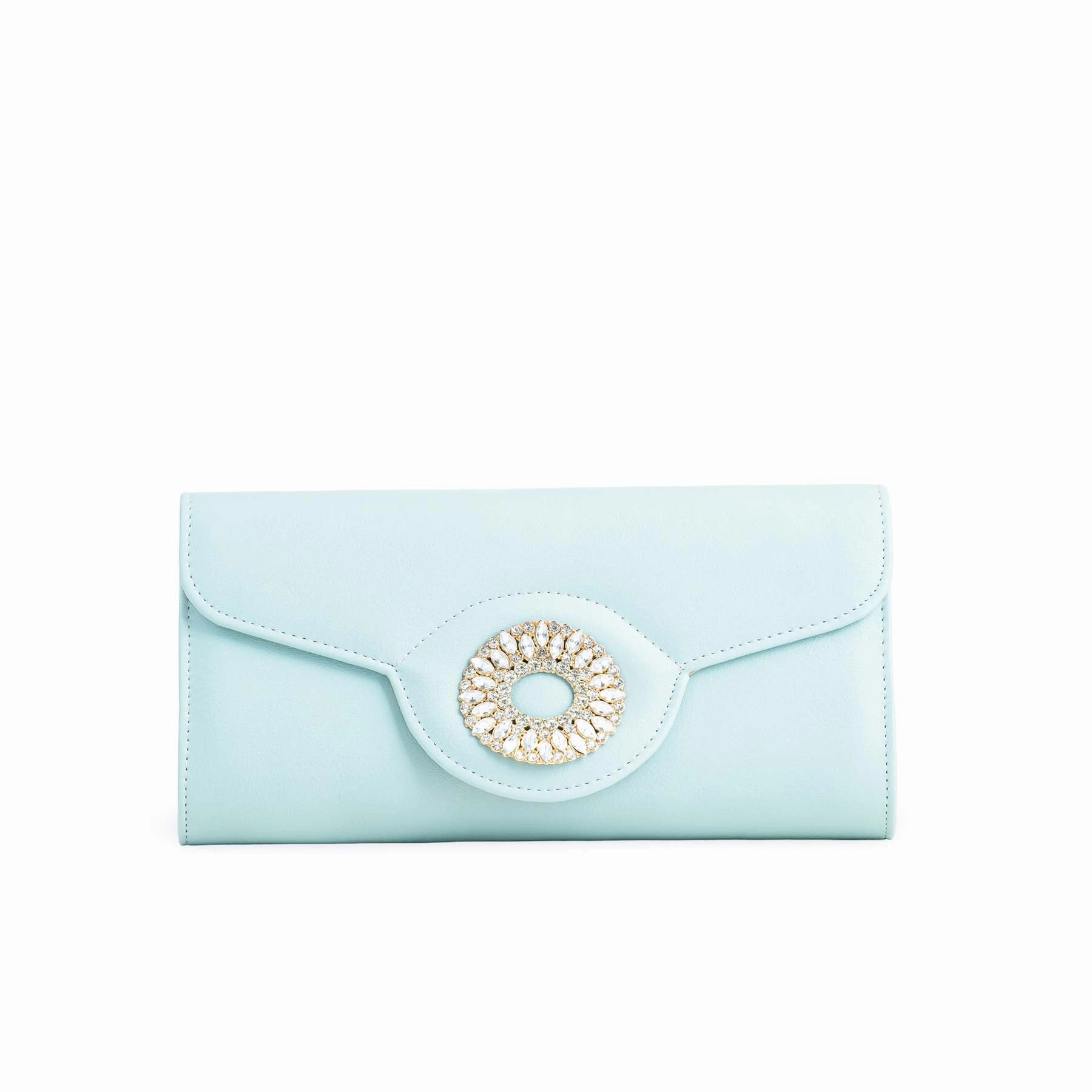 Blue Formal Clutch P24217 Trendy Design
