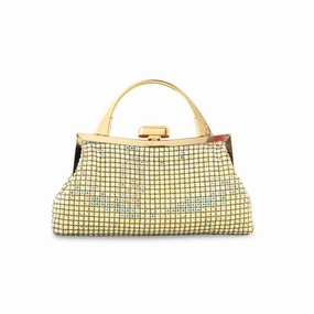 Effortless Style AB Golden Bridal Clutch P24311