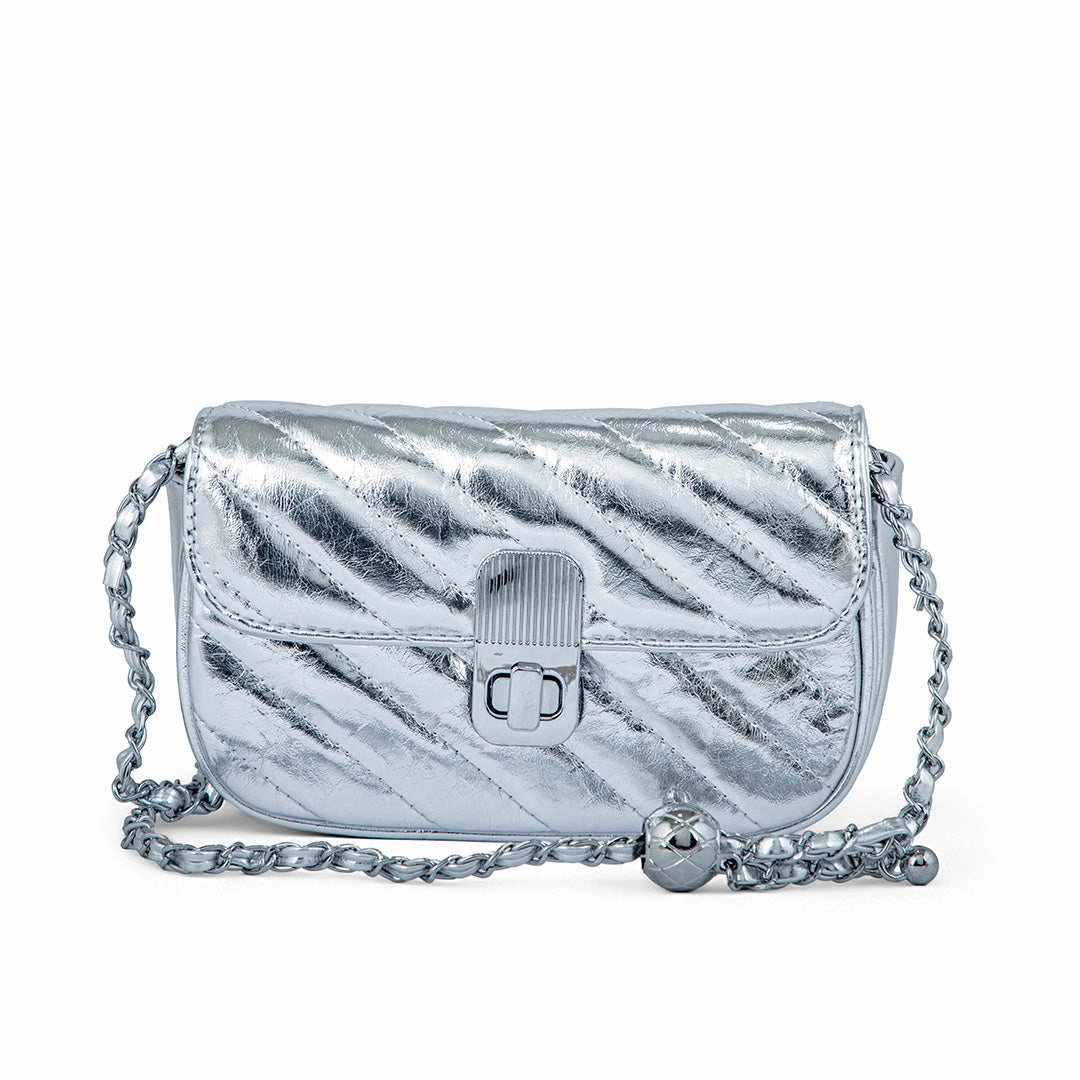 Outdoor Movement Silver Formal Clutch P24123