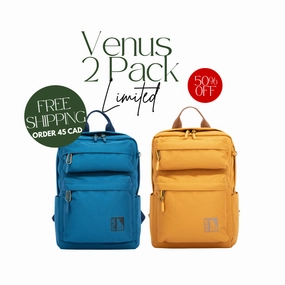 Venus Mini Backpack 2-Pack Dalia Orange Blue Horizon | FREE Shipping Over $45 CAD Stylish Essential