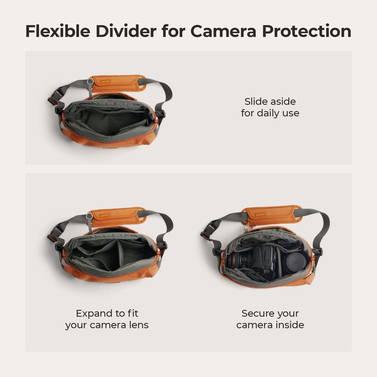 Soar 6L Camera Sling Trendy Accessories Eco Shopping Bag Outdoor journey