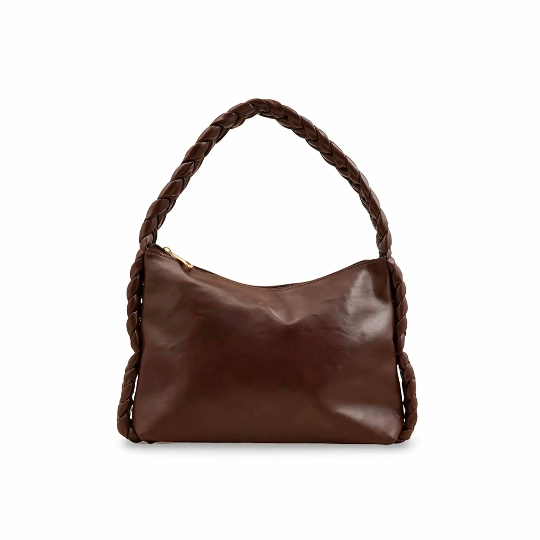 Brown Formal Shoulder Bag For Ladies P55823 Modern Everyday