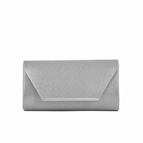 Grey Fancy Clutch P24167 Lightweight Motion Holiday Bag