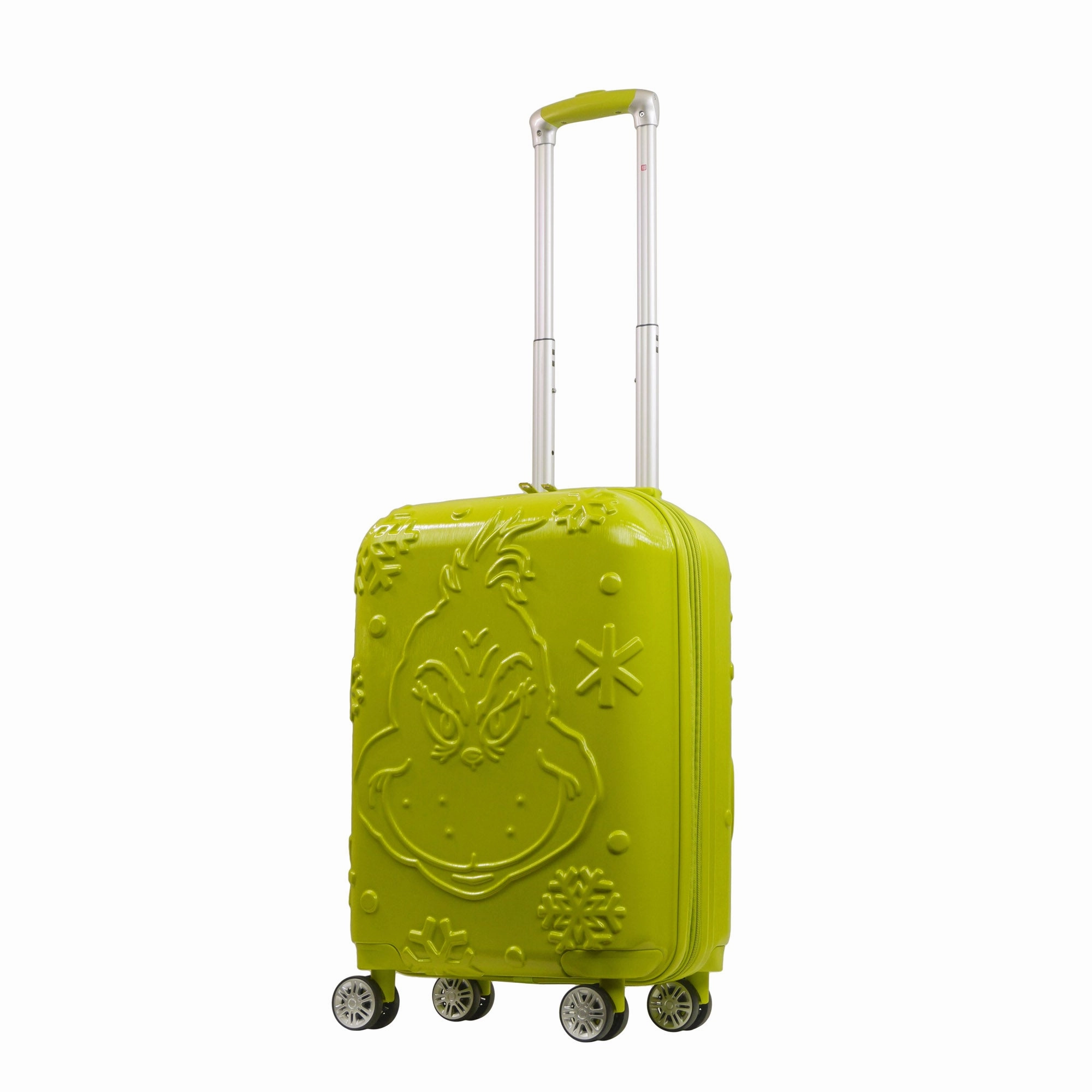 Efficient Storage Double Layer Dr. Seuss Grinch Ful 22" Carry-on Spinner Luggage