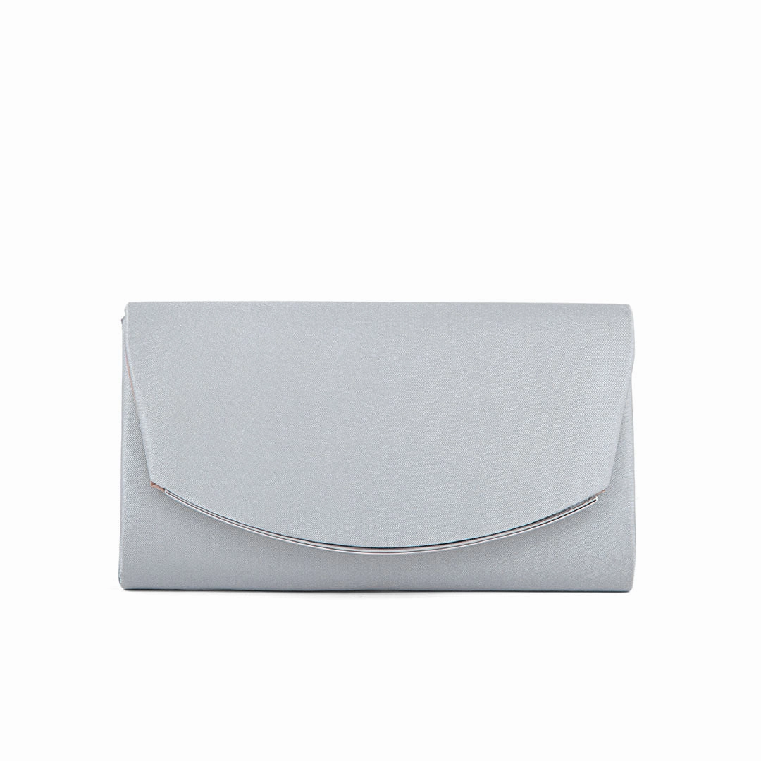 Functional Accessory Daily Functionality Silver Fancy Clutch P24148