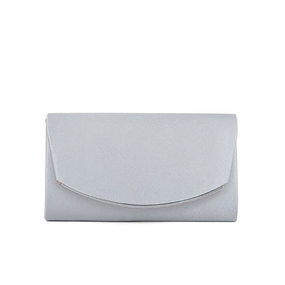 Functional Accessory Daily Functionality Silver Fancy Clutch P24148