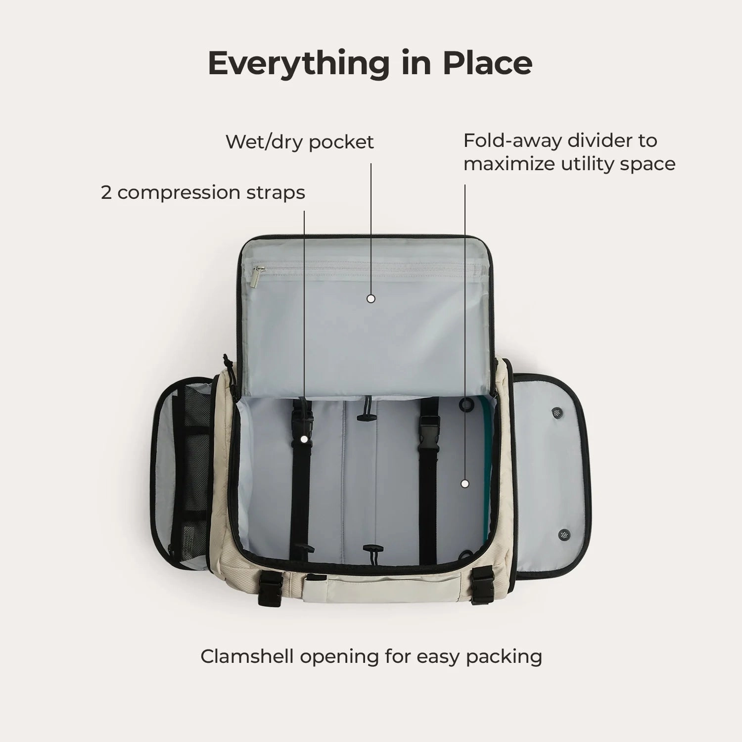 Work Comfort Streamlined Shape Blast Pro 38L Travel Backpack