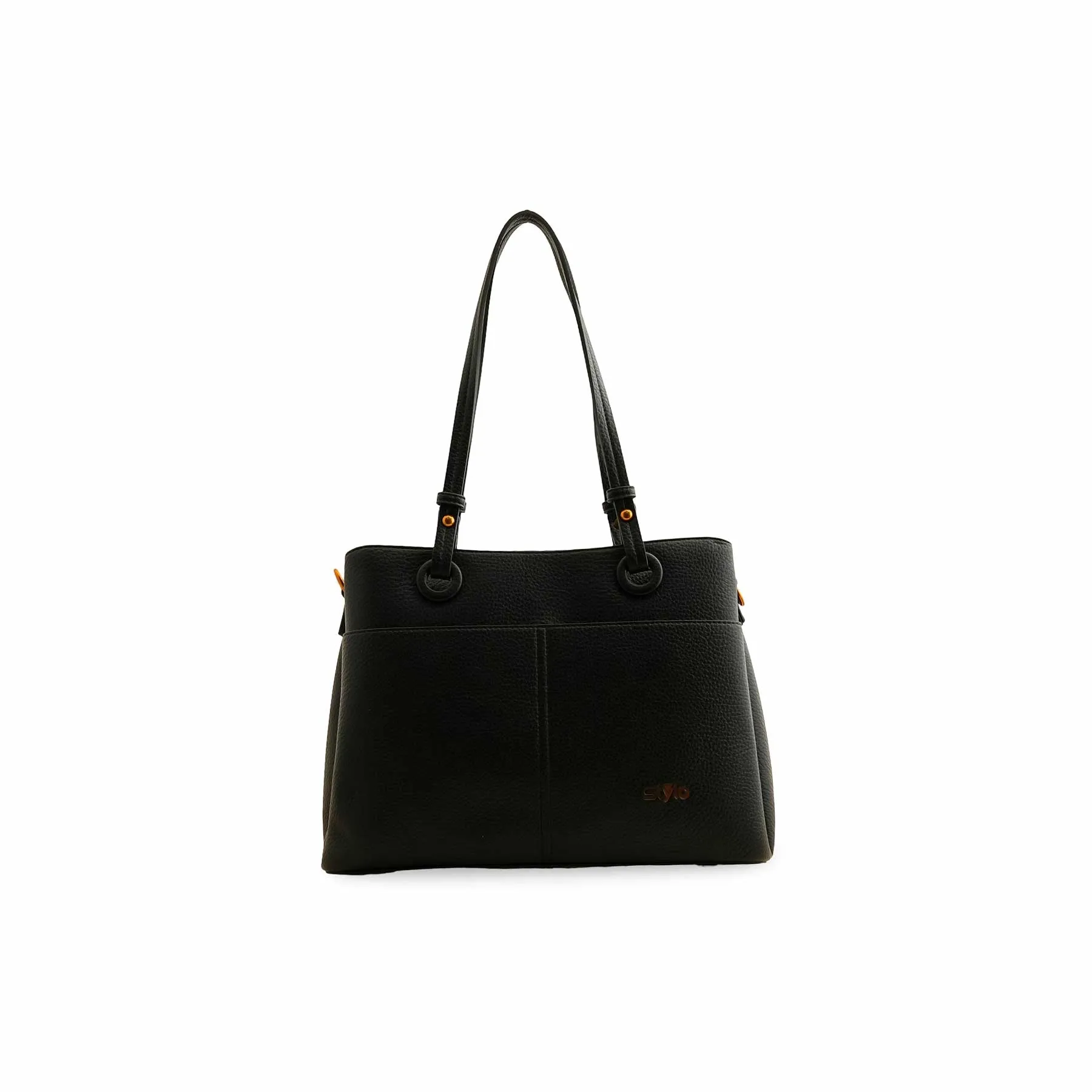 Commuter Style Black Formal Shoulder Bag P36390