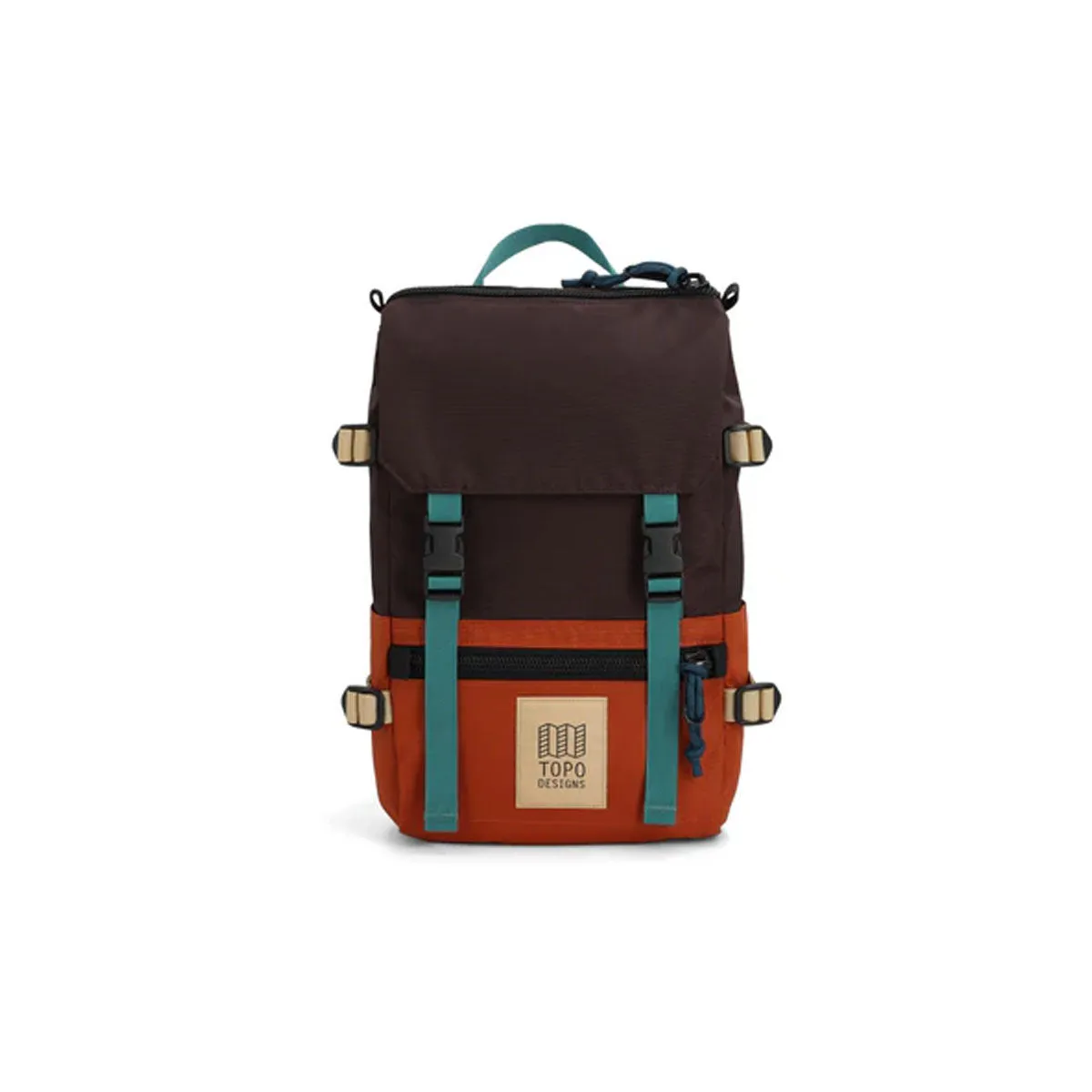 Casual Routine Topo Designs : Rover Pack Mini : Clay/Chocolate