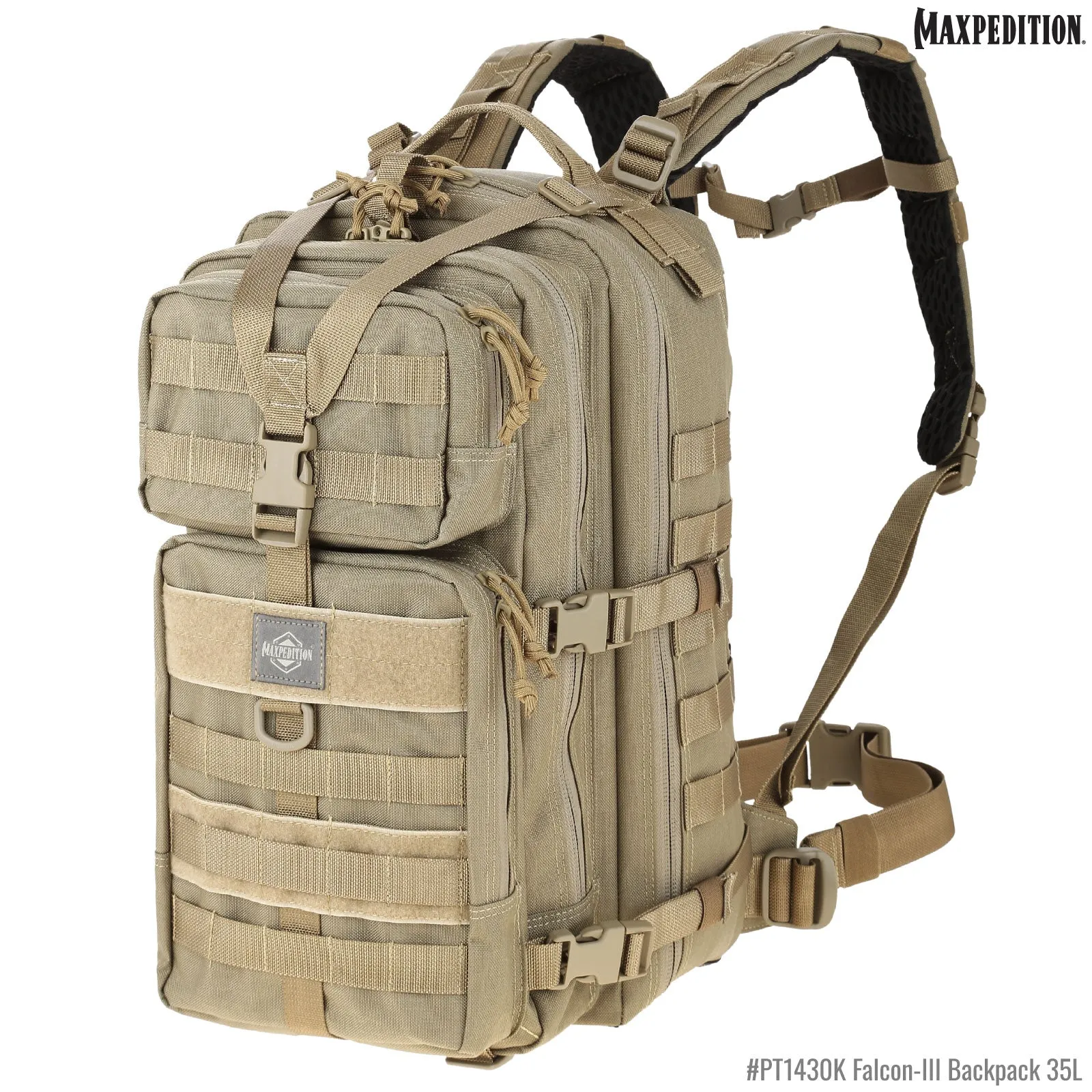 Rugged Gear Daily Carry Falcon-III Backpack 35L (Buy 1 Get 1 Free. Mix and Match in Multiples of 2. All Sales Final.)