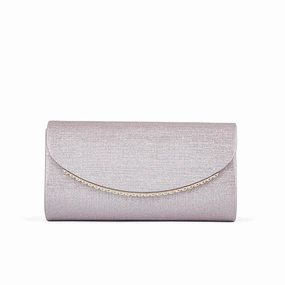 Champagne Fancy Clutch P24168 Durable Simplicity Minimal Comfort