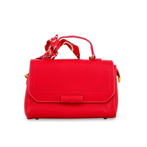 Red Formal Shoulder Bag For Ladies P36300 Modern Taste