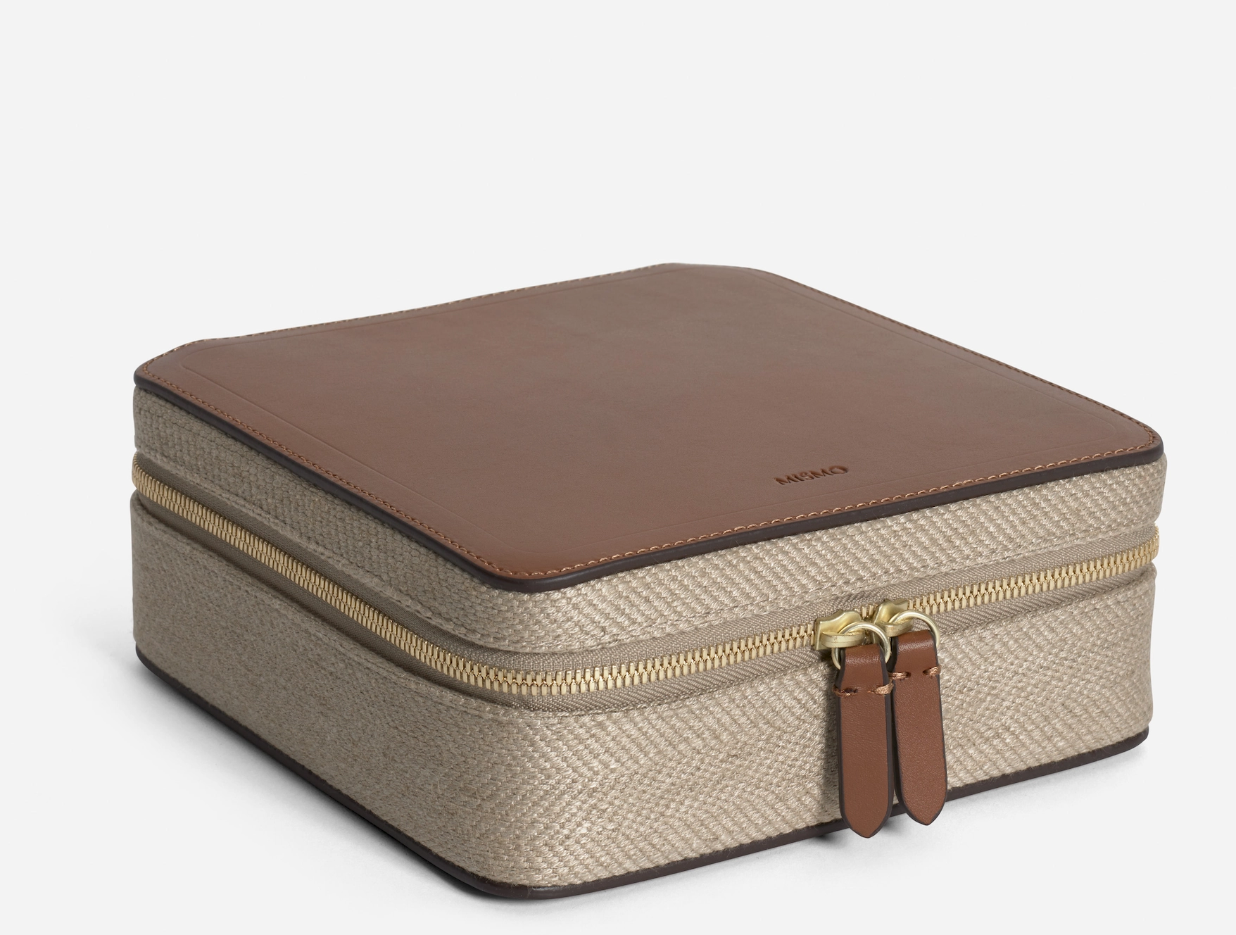 M/S Capsule - Grand Herringbone/Cuoio Functional Organizer