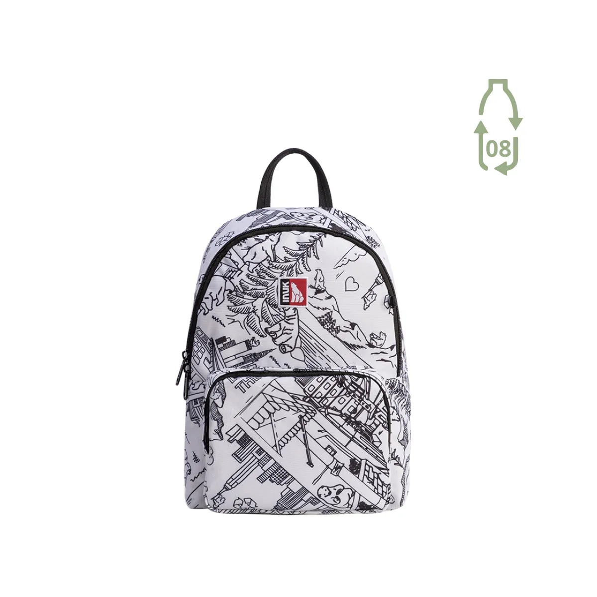 Fashion Purpose Carry On Bag P-A-P Bear's Life Backpack (8L)