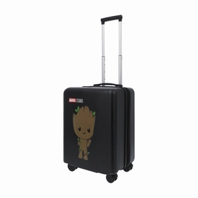 Lightweight Design Weather Safe Carry Marvel Baby Groot 22.5" Carry-On Suitcase Luggage