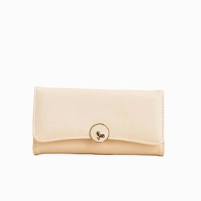 Functional Gear Minimal Gear Beige Casual Wallet For Ladies P70965