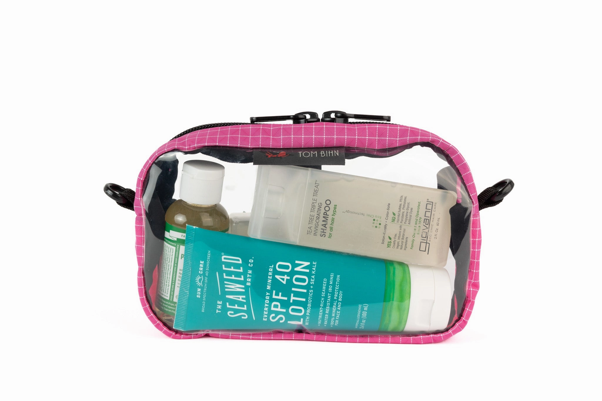 Clear 3D Organizer Cube Quick-Access Zipper