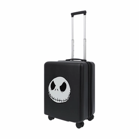 Jack Skellington Face 22.5" Black Carry-On Suitcase Luggage Smart Shape All Season Structure