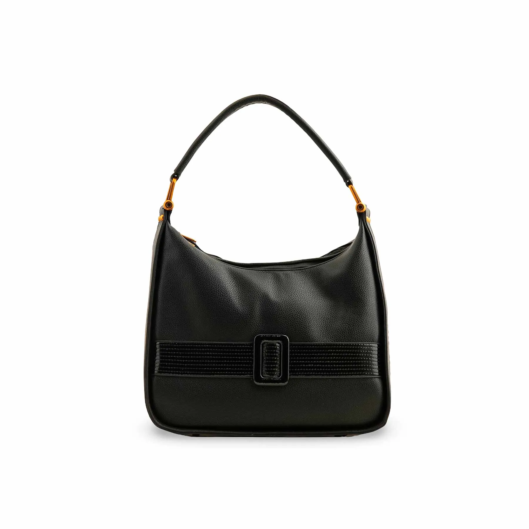 Black Formal Shoulder Bag P36382 Minimal Taste