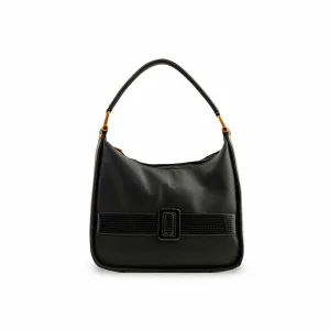 Black Formal Shoulder Bag P36382 Minimal Taste