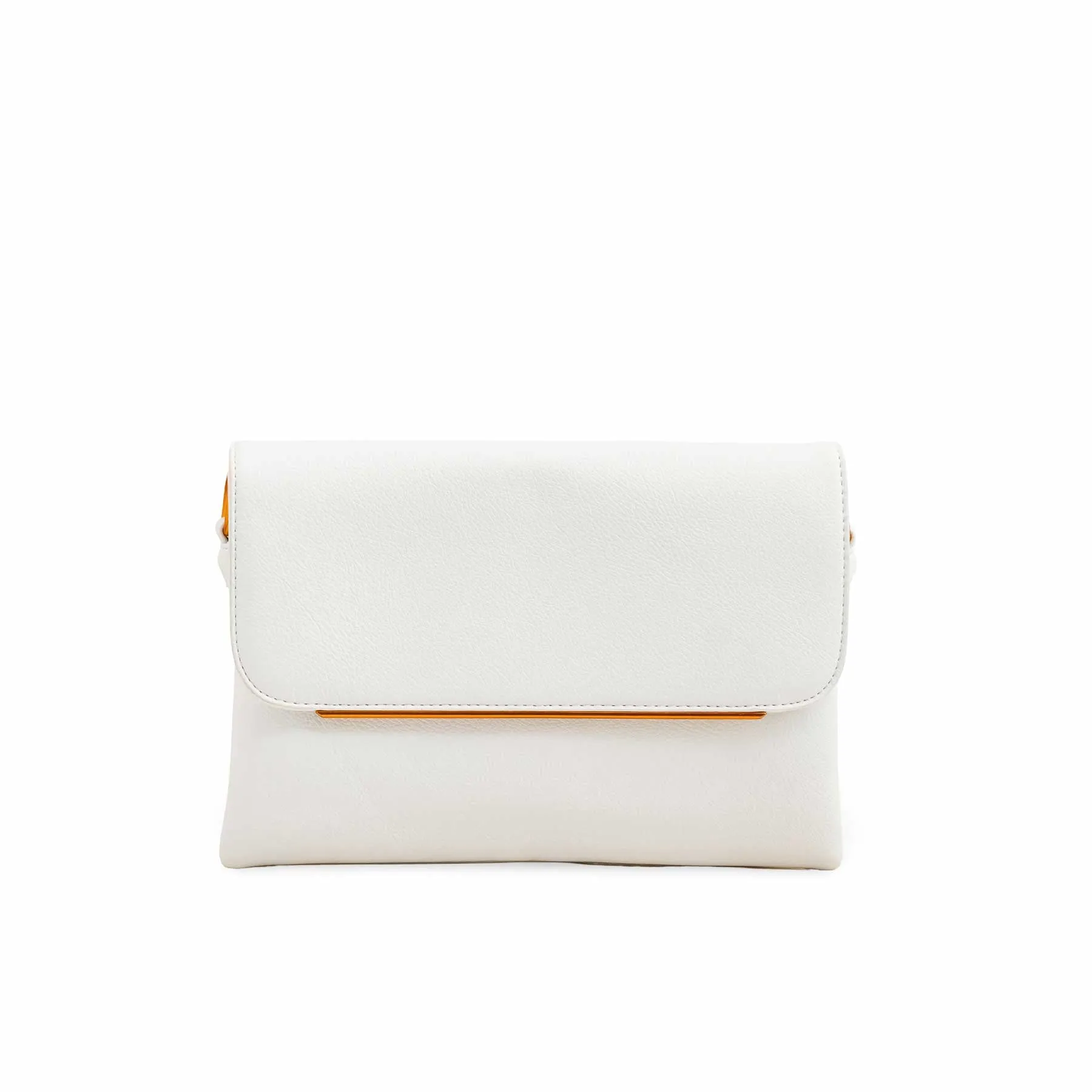 Modern Outline White Women Formal Shoulder Bag P36366