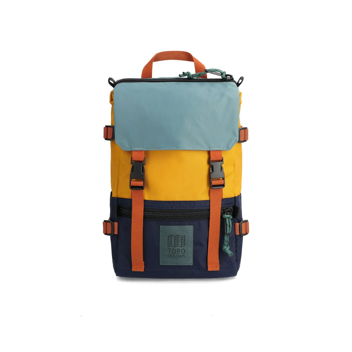 Topo Designs : Rover Pack Mini : Navy/Mustard Durable Outdoor Gear