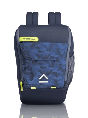 Casual Dark Blue Backpack Easy Carry Urban Adventure