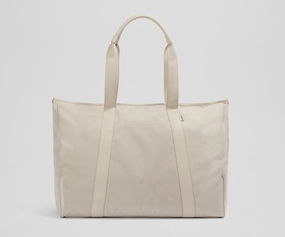 Wheeled Base Weather Guard Transit Canvas Tote in Transit Canvas Tan