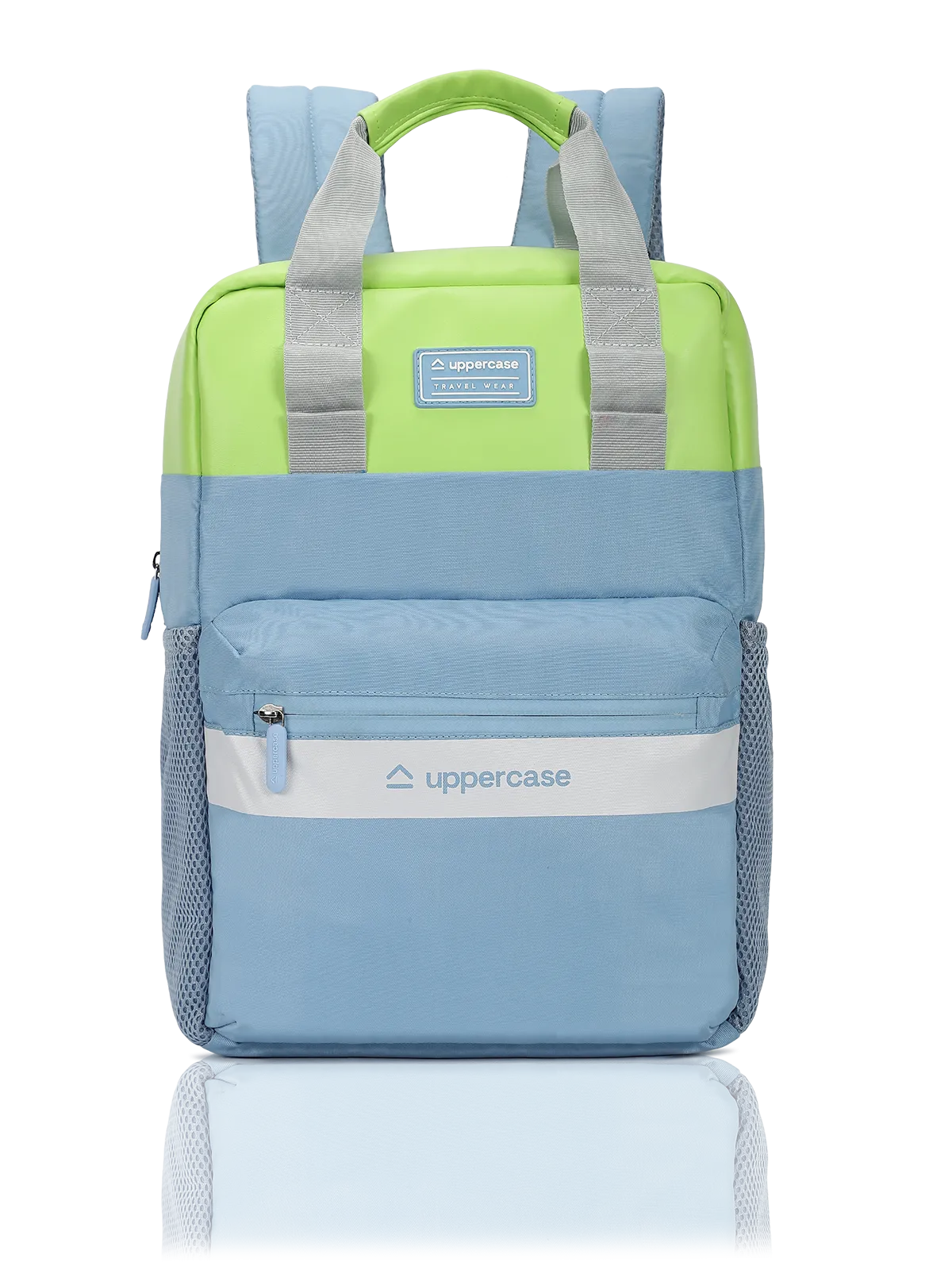 Vegan Teal Blue Backpack Adventure Equipment Gear
