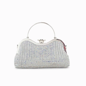 Travel Organizer AB Silver Bridal Clutch P24302