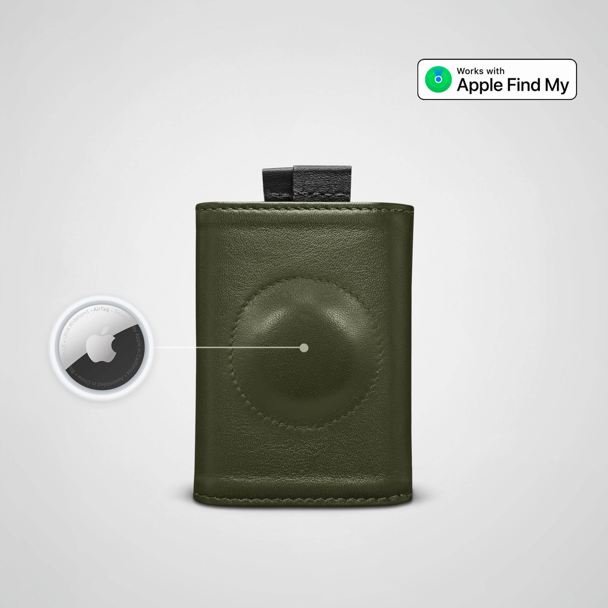 AirTag Speed Wallet Mini Outdoor Essential Secure Zipper