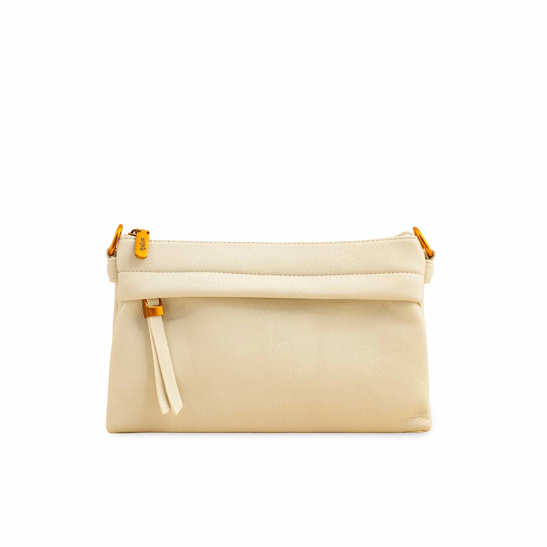 Beige Women Formal Shoulder Bag P36363 Crossbody Style Everyday Essentials