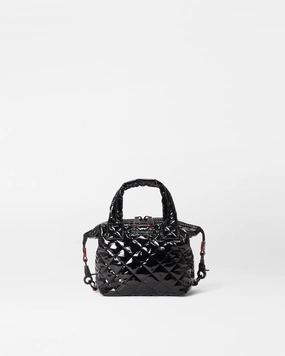 Black Lacquer Micro Sutton Casual Bag