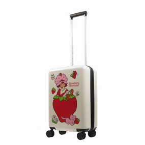 Everyday Essential Strong Fit Strawberry Shortcake Ful 22.5" White Carry-On Luggage