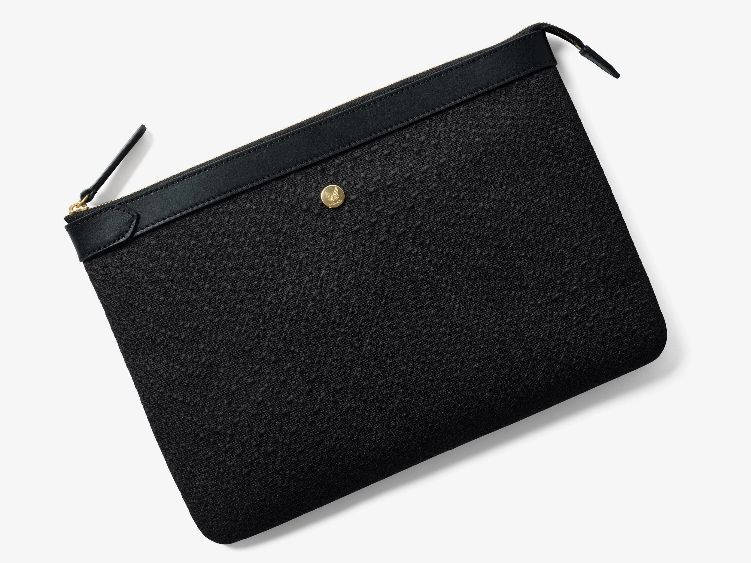 M/S Pouch Large ?C Haptic Black/Black Durable Functionality Reusable Travel Bag