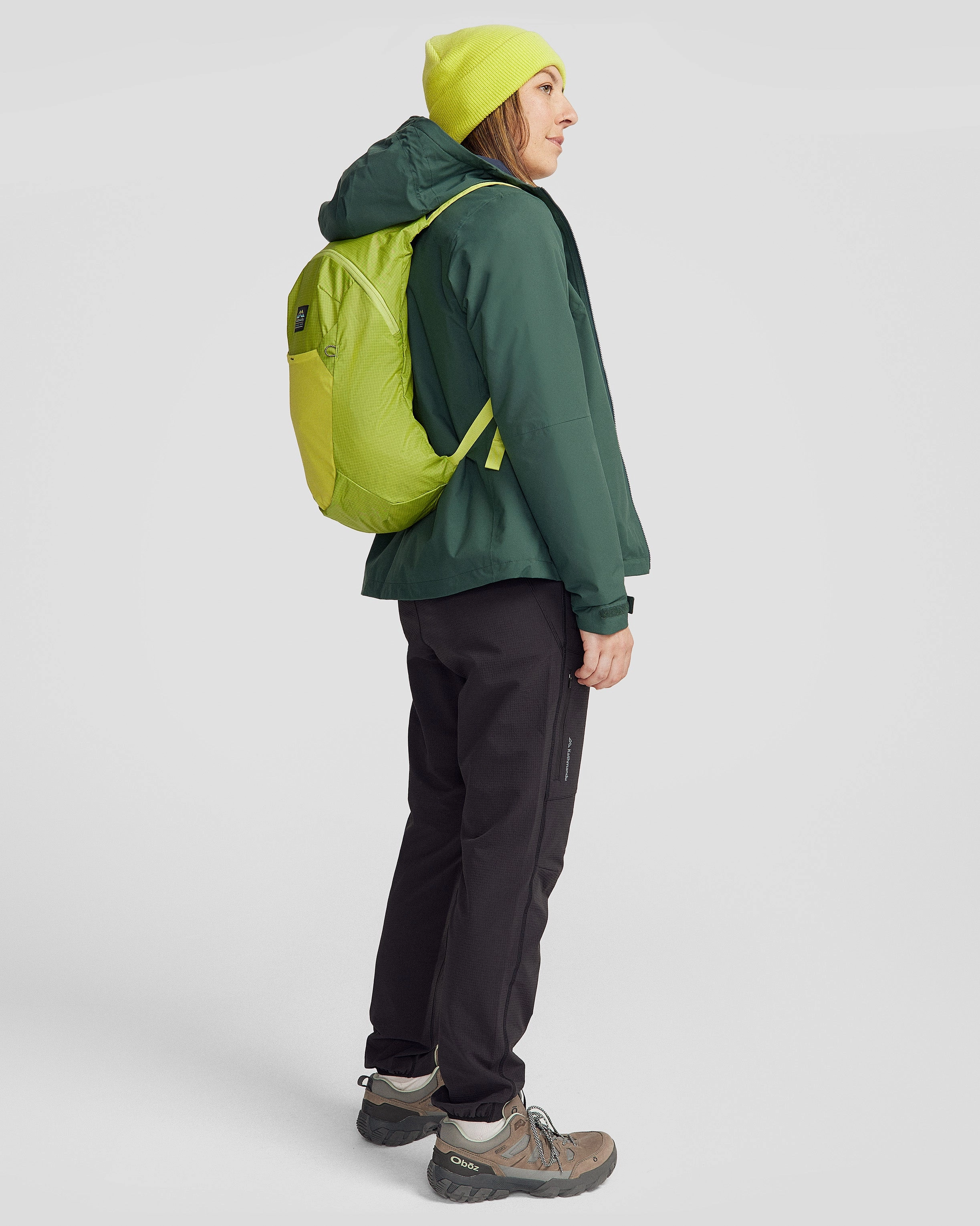 Pack&Go Pack - Bright Moss Secure Closure Design