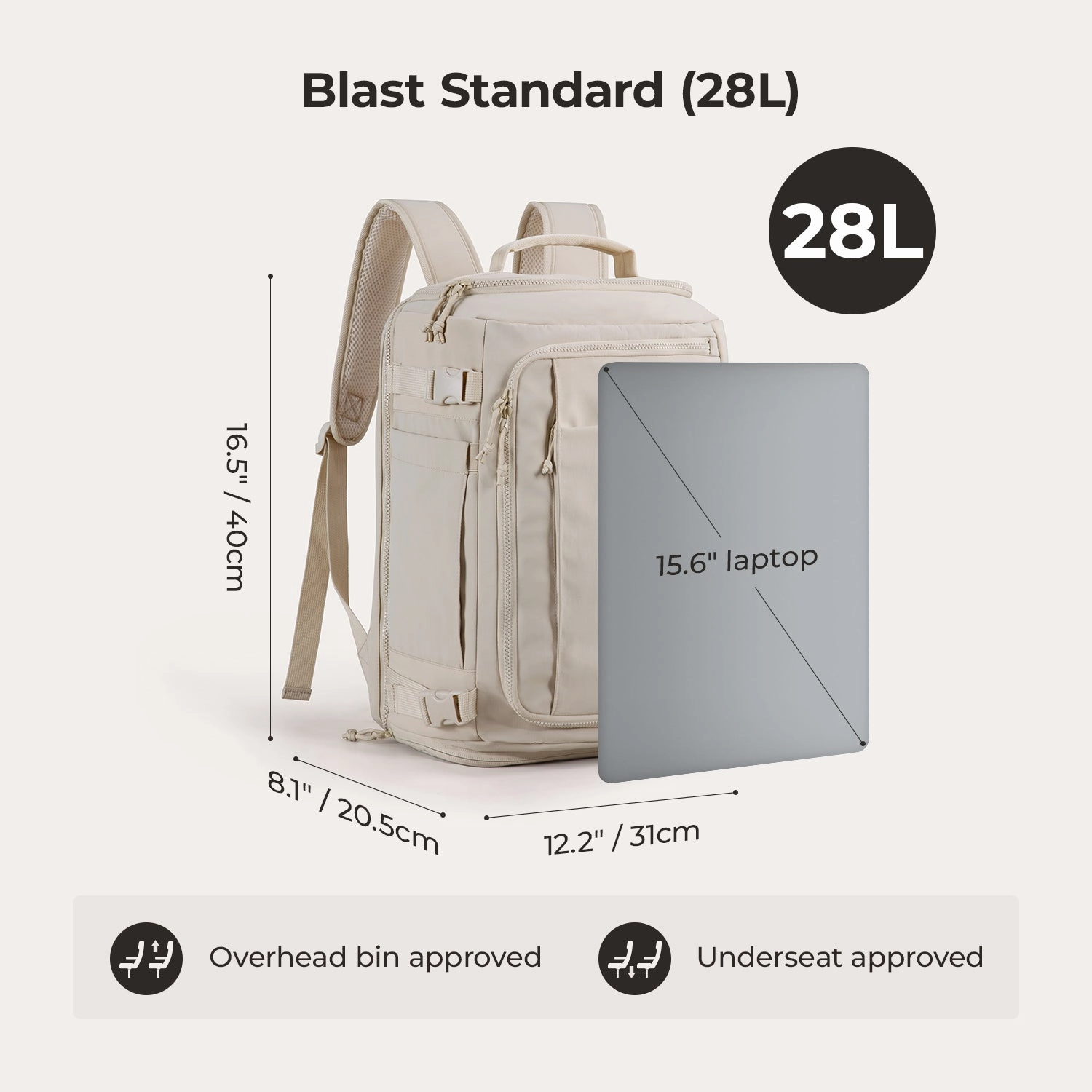 Sleek Profile Blast Travel Backpack casual outing