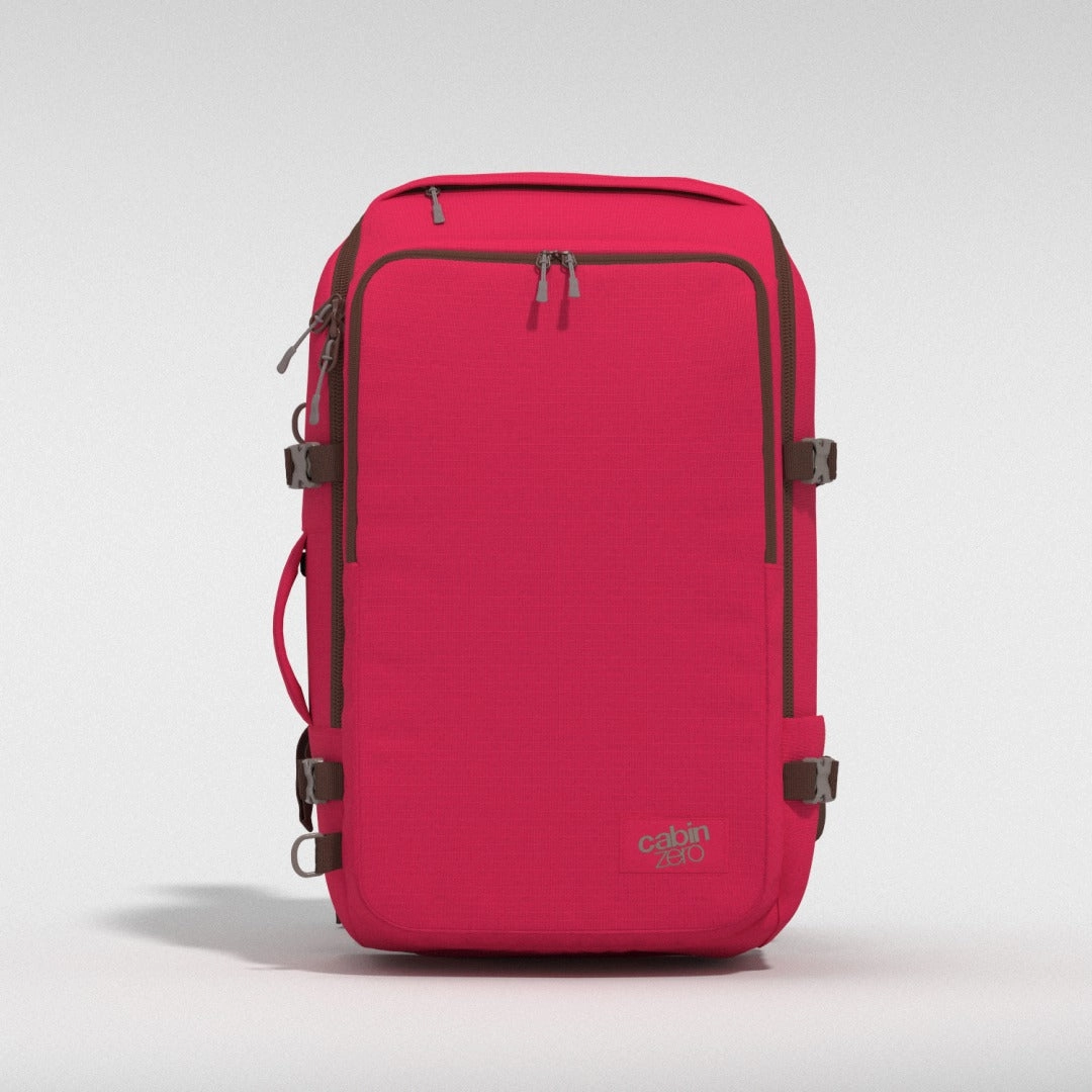 Cabin Approved Water-Resistant Materials ADV Pro Backpack 42L Miami Magenta