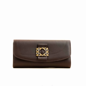 Coffee Formal Clutch P24216 Refined Simplicity Urban Accessory