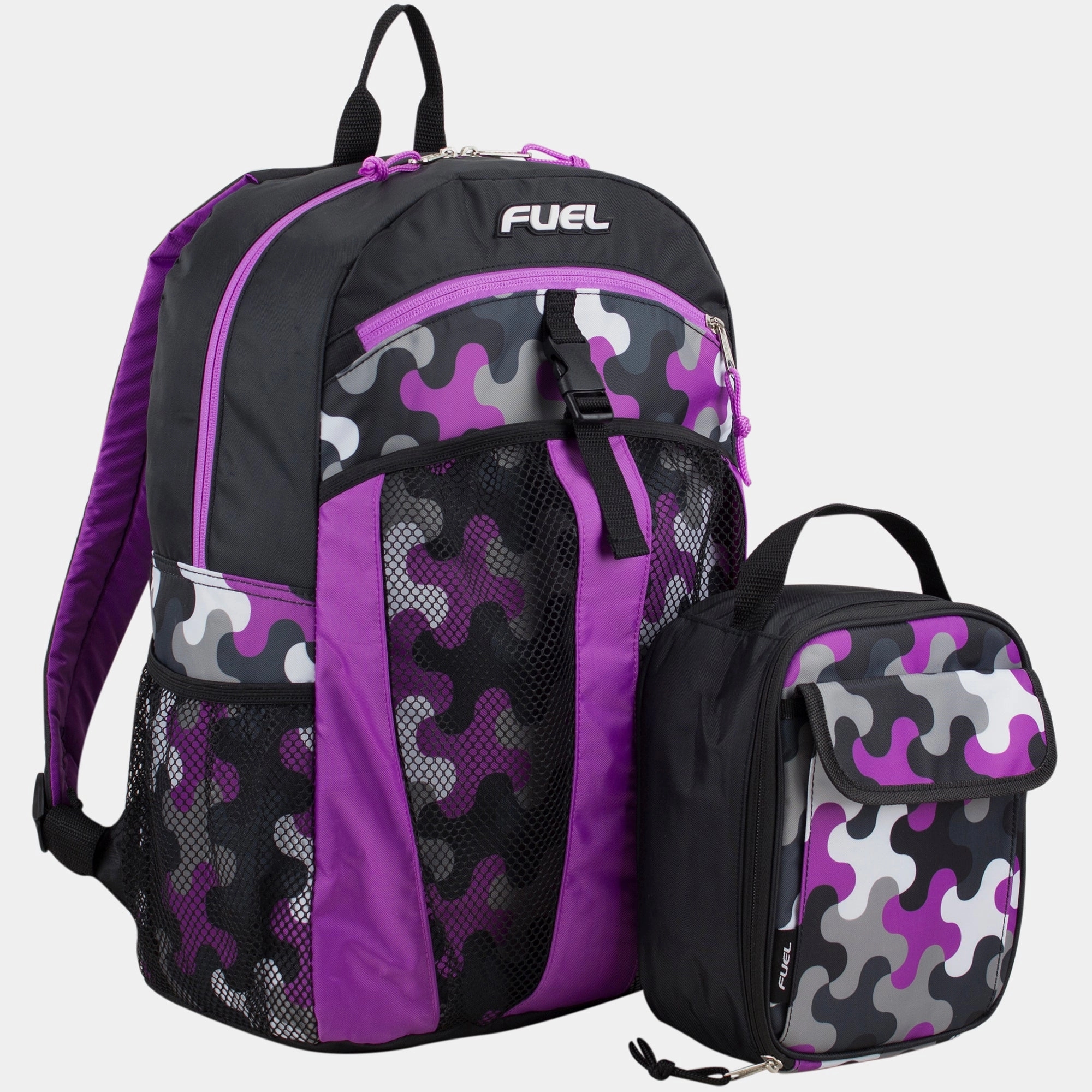 Lunch Backpack & Lunch Bag Bundle Sporty Look