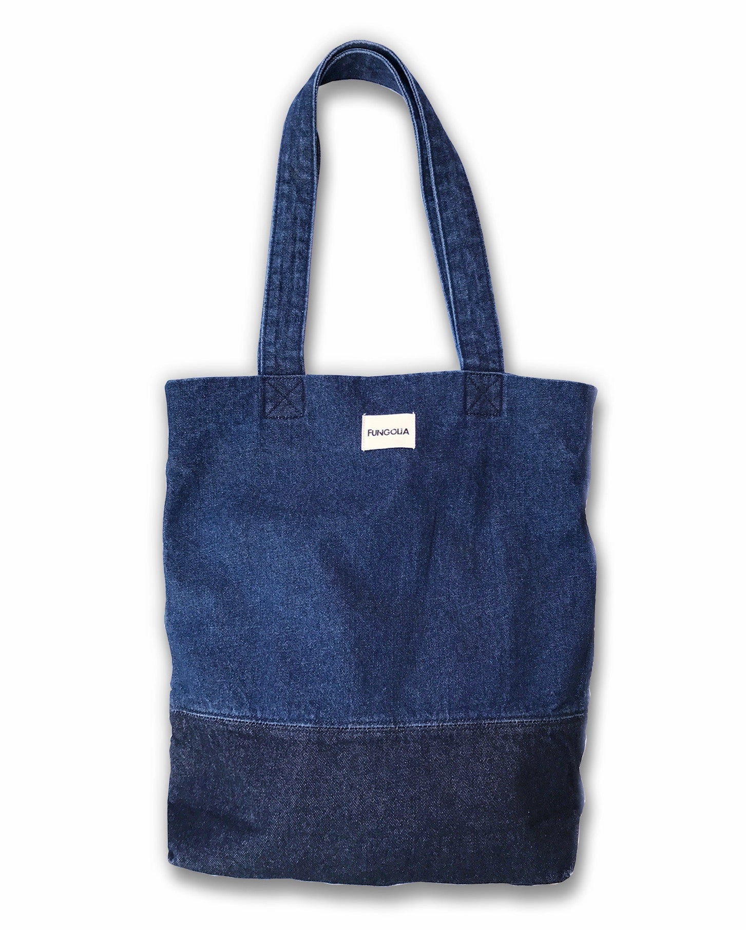 <a 002j>Fungolia Denim tote bag City Life Compact Bag