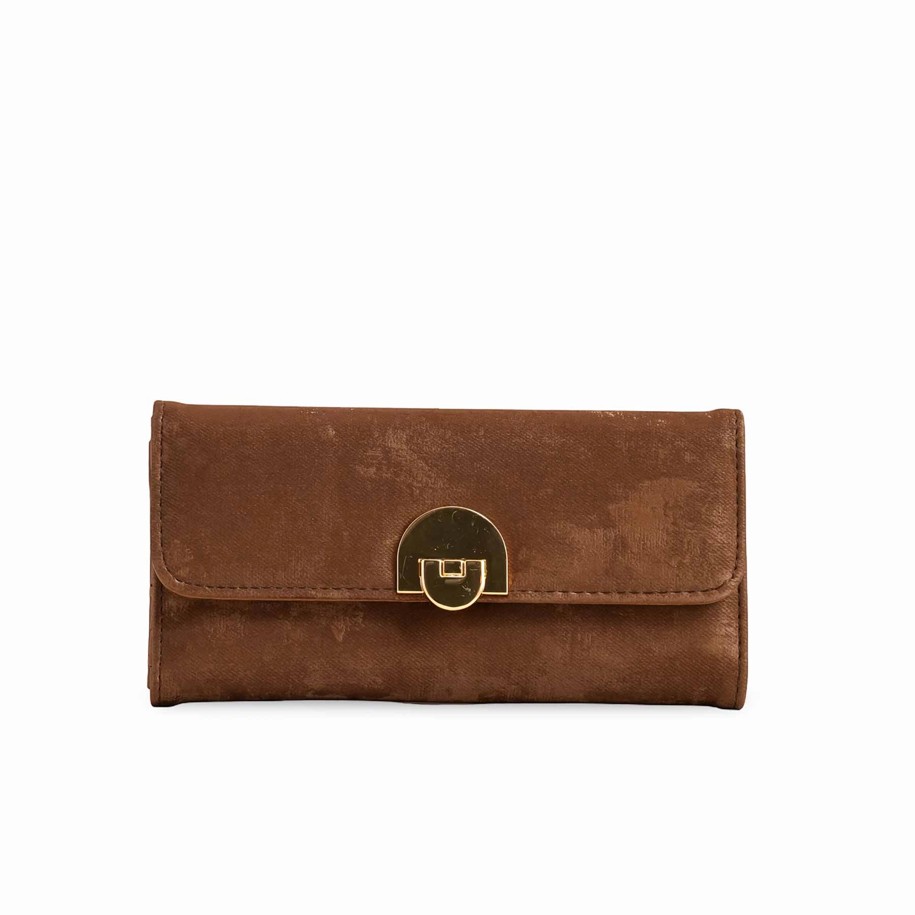 Brown Casual Wallet P70973 Minimal Design Outdoor Lifestyle