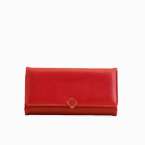 Red Casual Wallet P70984 Street Look