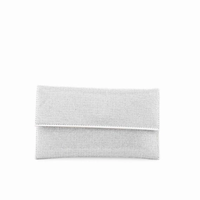 Silver Bridal Clutch P24349 Versatile Work Bag