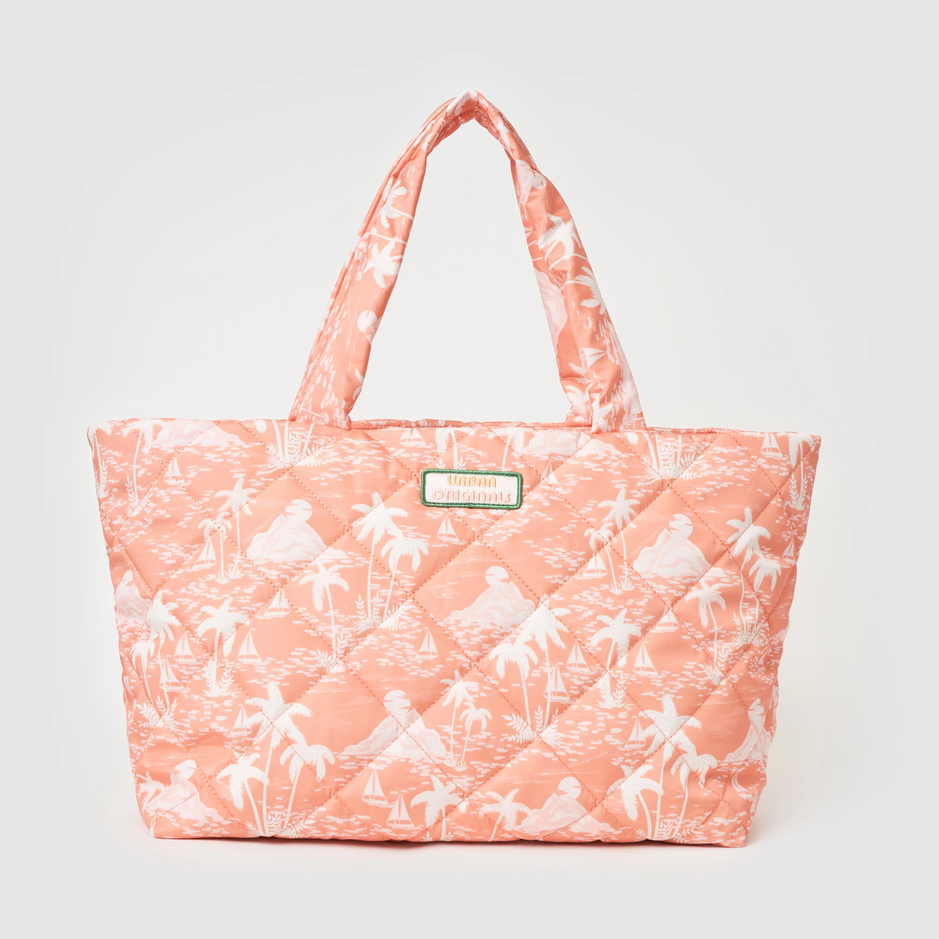 Daily Explorer Tropical Tote - Island Peach